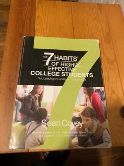 7 HABITS OF HIGHLY EFFECTIVE COLLEGE STUDENTS
