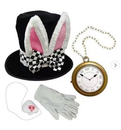 White Rabbit Costume Accessory Set