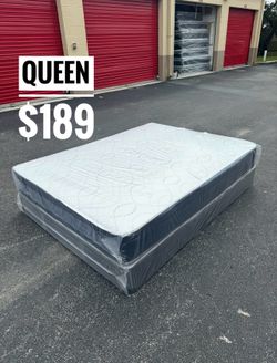 Queen Mattress Set – Medium – Brand New – Delivery Available 🚚