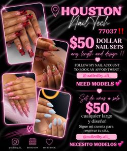 HOUSTON NAIL TECH 77037!!