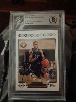 Rare Westbrook Rookie Auto 