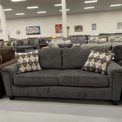 OM• $38 Initial • Brand New Abinger 2 Piece Sofa And Loveseat 