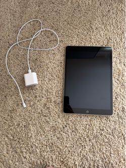 iPad with charger