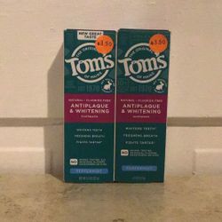 Tom’s toothpaste 