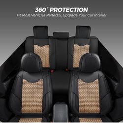 NEW PREMIUM LEATHER UNIVERSAL SEAT COVERS