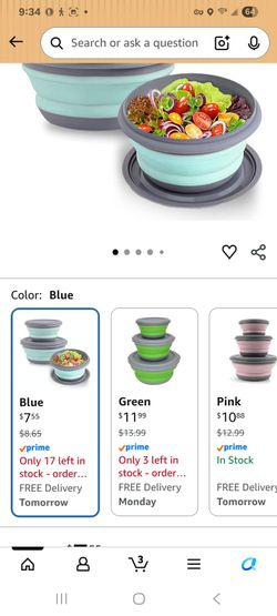 Collapsible bowls