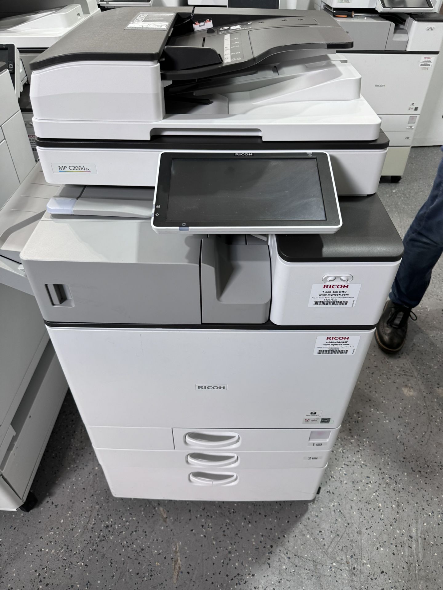 Office Printer Ricoh Mp C2004ex Color Copier Machine Laser NEW