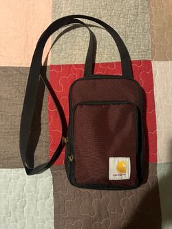 Carhartt Maroon Crossbody Zip Bag