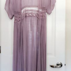 Vici fashion Duster Kimono, mauve color. Size Medium. I'm 5'2 and it's too long for me.
