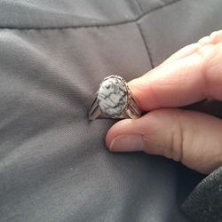 Sterling Silver Jasper Ring 