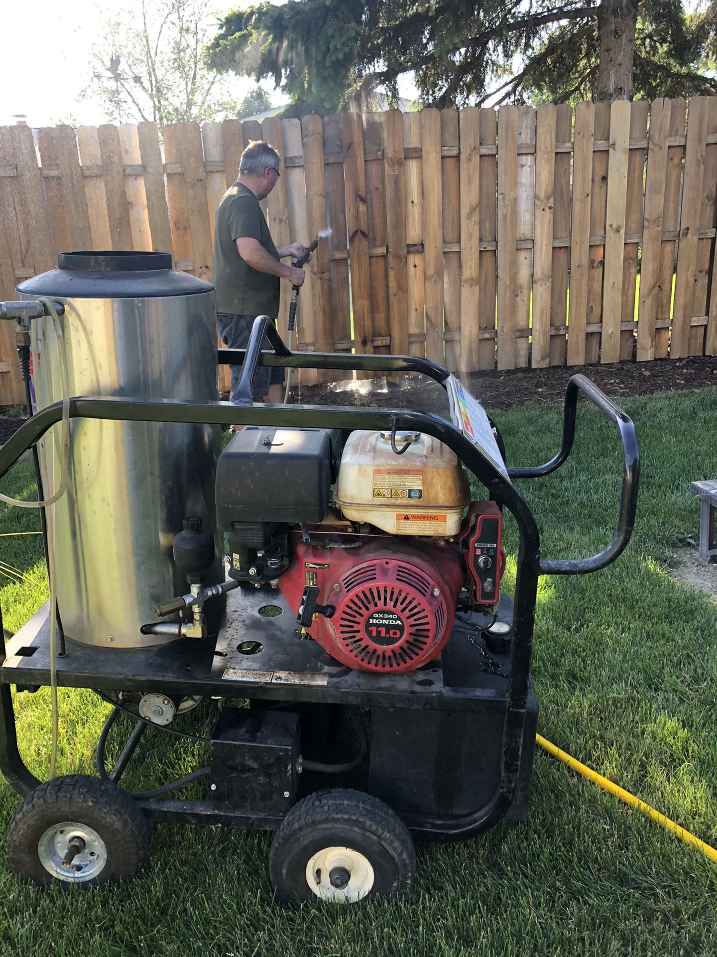 Cold/Hot water power washer