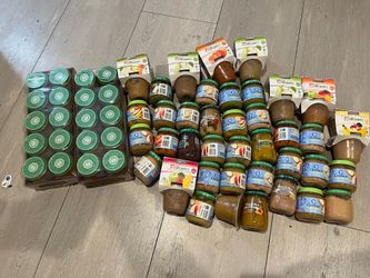 Gerber baby food beech nut.   0.5$ each.    70cans+ 35$