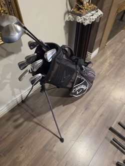 GOLF CLUBS WITH STANDBAG (GREAT GOLF SET FOR BEGINNERS)