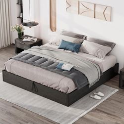 Queen Lift Up Platform Bed Frame