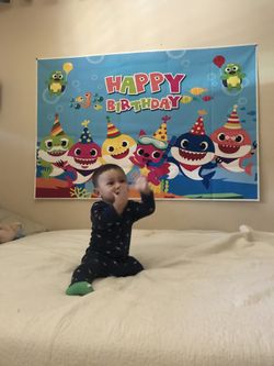 Baby shark banner