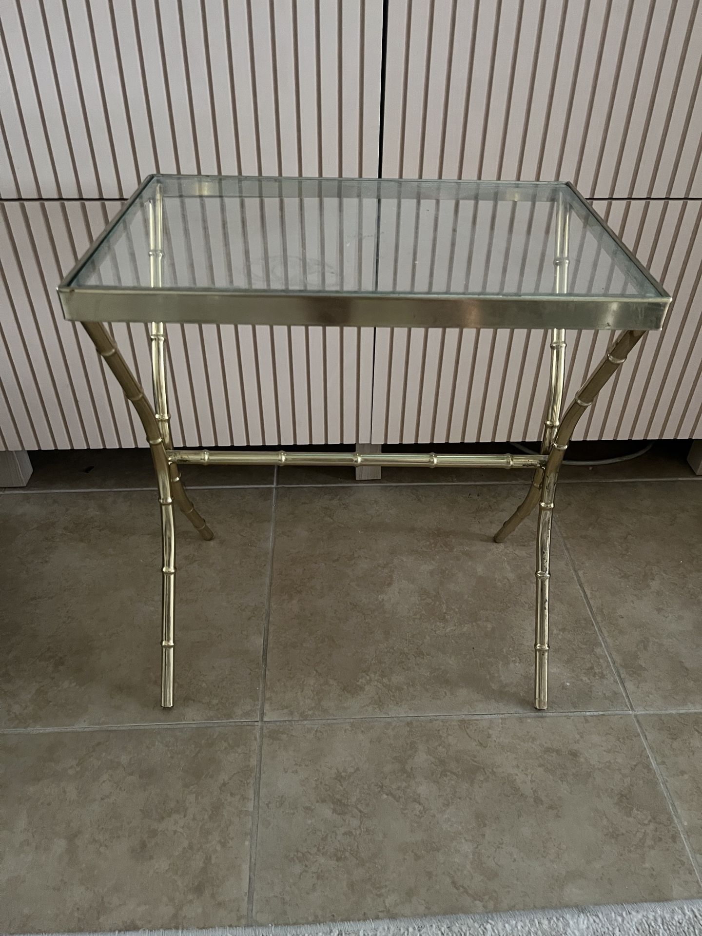 Gold Side Table
