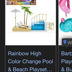Rainbow High Color Change Pool