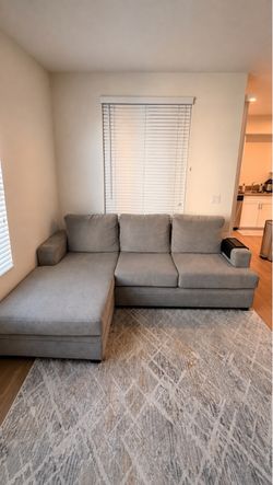 BONATERRA DOVE SOFA W/REVERSIBLE CHAISE