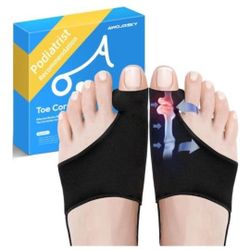 Bunion Corrector for Women Big Toe Straightener Bunion Corrector for Men, Relief splints Reduce Pain and Correct Toe Alignment, Brace Day/Night, fit f