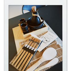 Sake Set for 4 & Delamu Sushi Making Kit