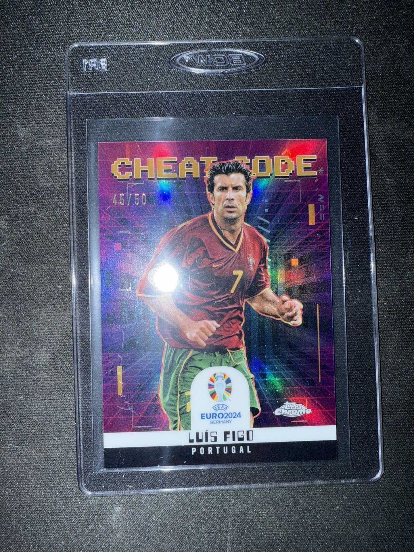 Topps Chrome UEFA EURO 2024 | Luis Figo Cheat Code CC-8 45/50