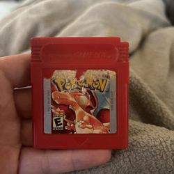 Authentic Original Pokemon Red Game Boy Game 