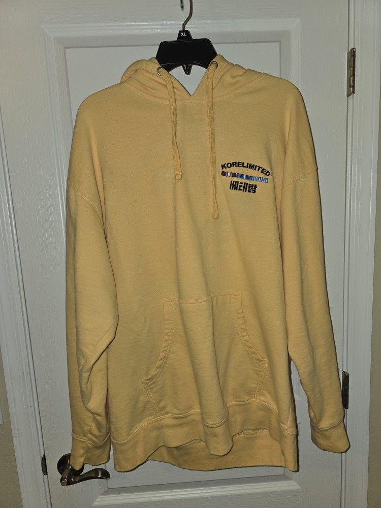 Light Yellow Kore Clothing Hoodie