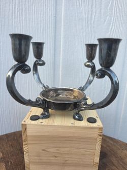 Reed & Barton Silverplated Epergne Vintage As-Is-Condition
