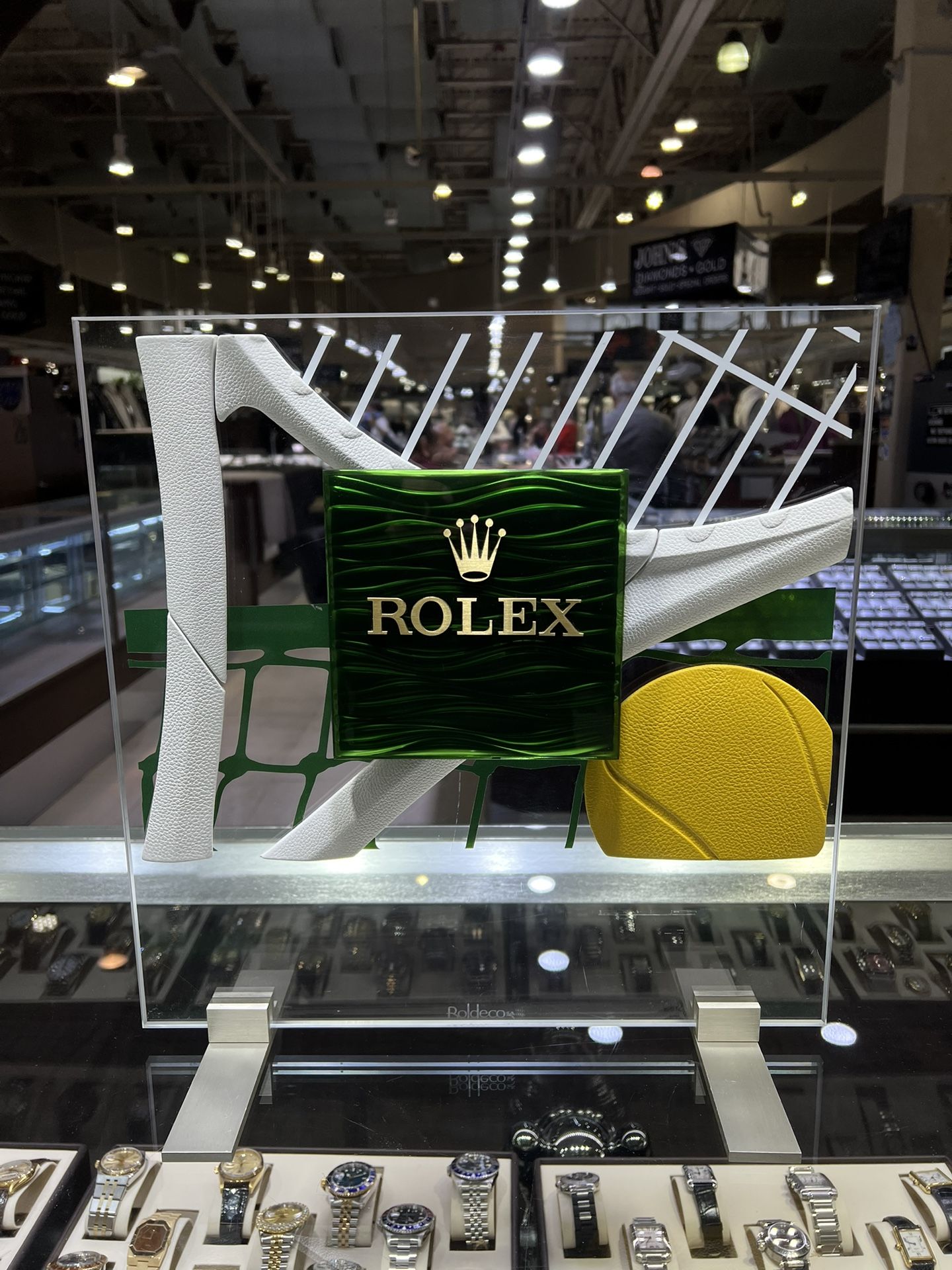 Rolex Tennis Store Display By Roldeco