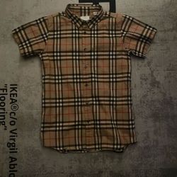 Burberry button up shirt