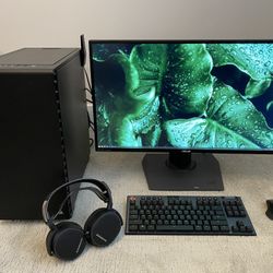 Gaming computer + 27” & 24” Asus Displays