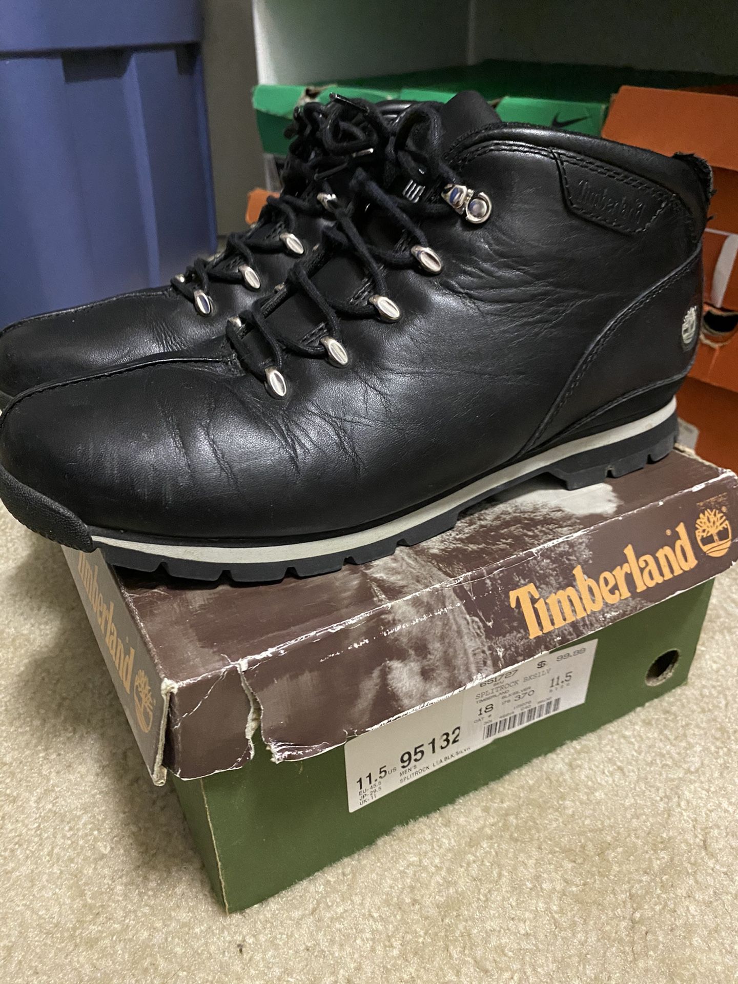 Black Timberland Boots