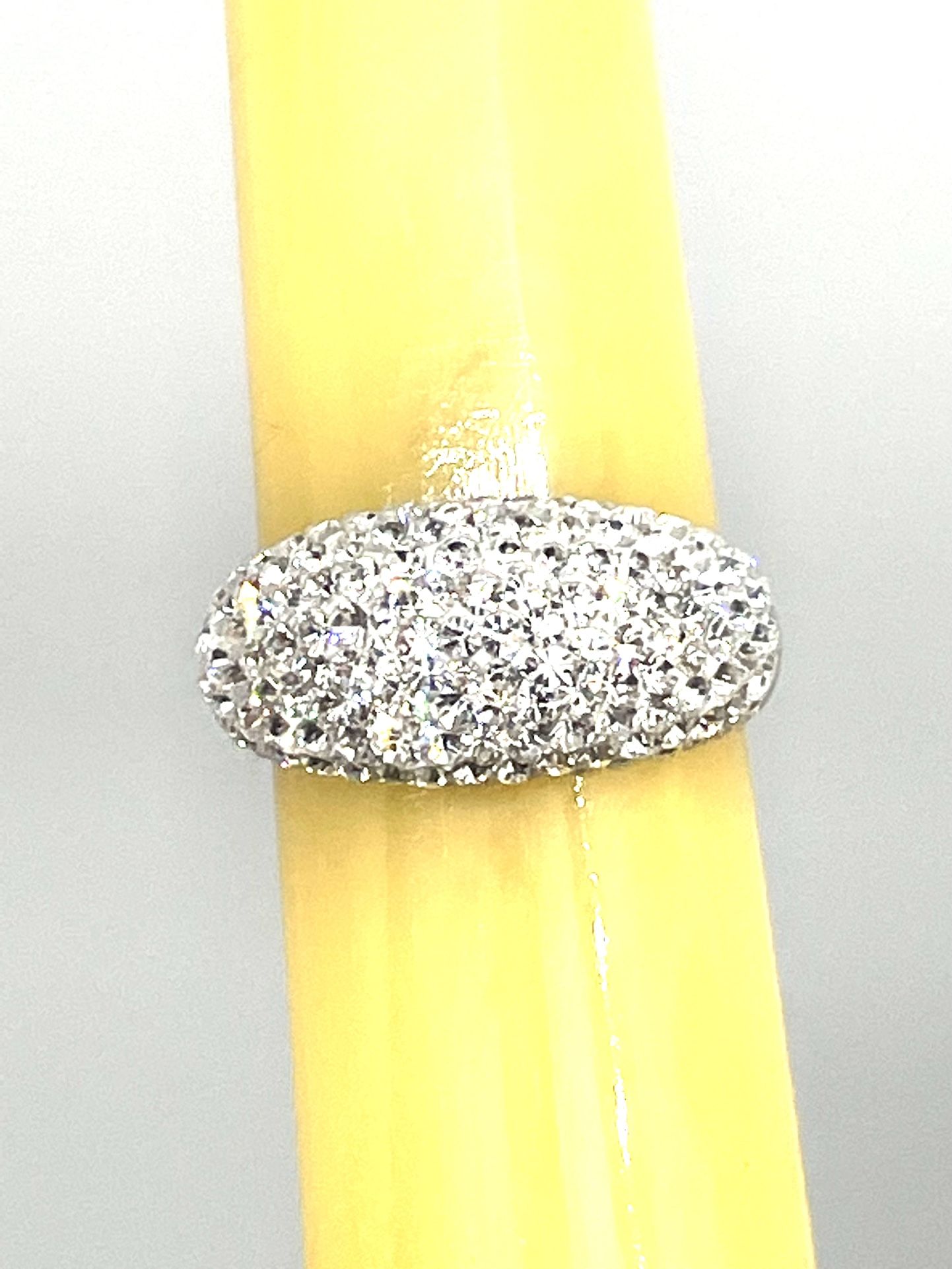 Brilliant Domed CZ Ring Sz. 10
