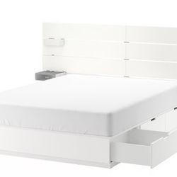 Cama Queen Color Blanca 