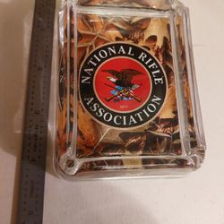 NRA Glass Ash Tray