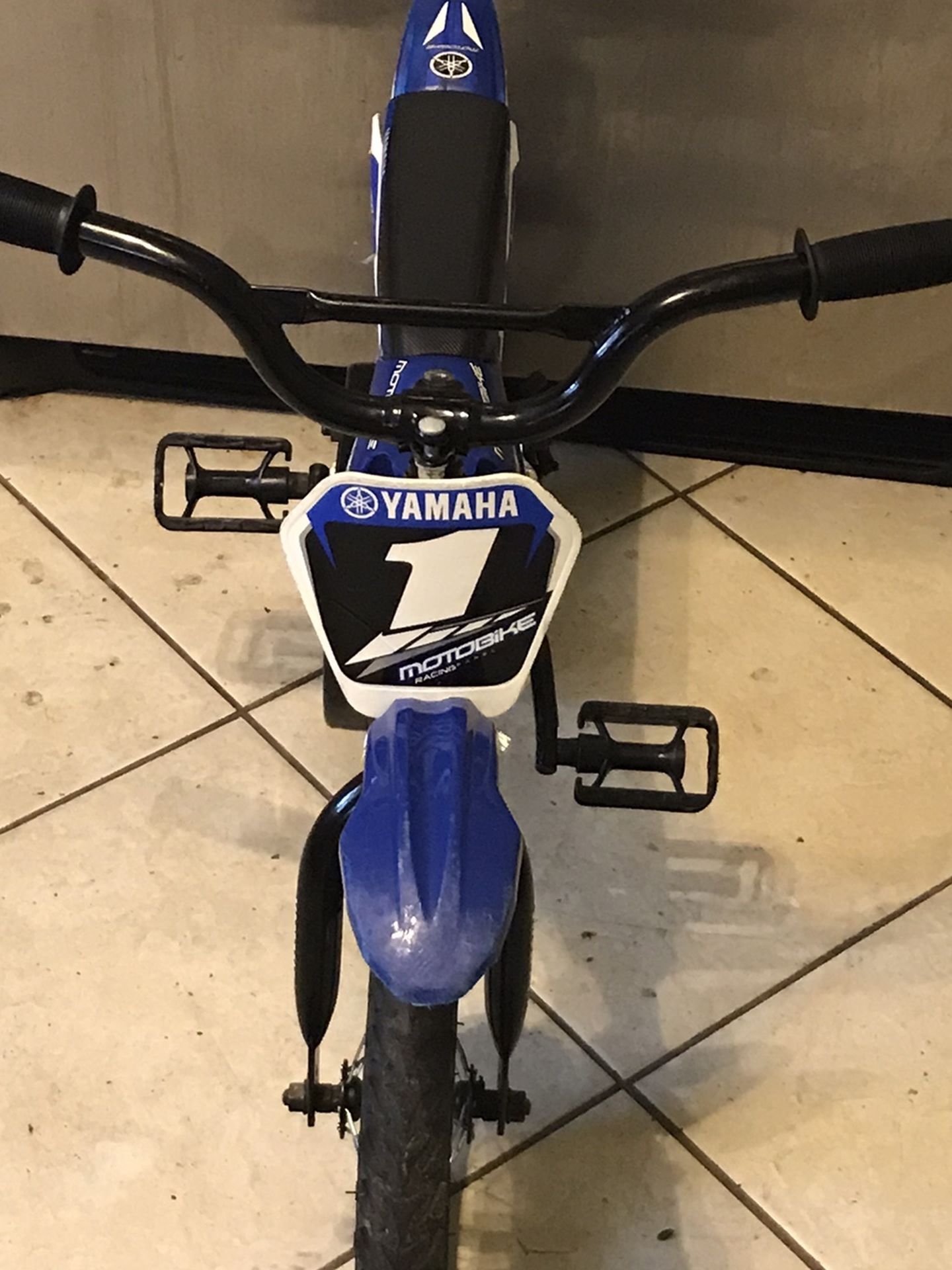 Yamaha 12’ moto Bmx Boys Bike Blue
