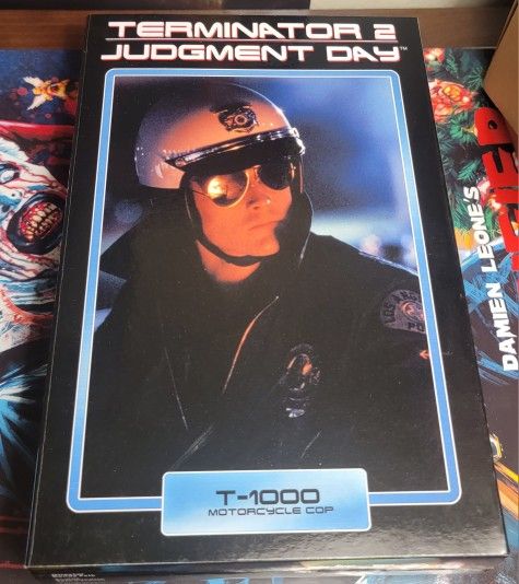 Terminator 2 Judgment Day T-1000 Motorcycle Cop Neca