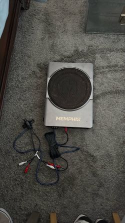 Memphis Audio SA110SPD 10" 400w Powered Under Seat Enclosed Subwoofer Amplifier