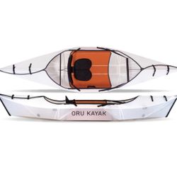 Oru Kayak Inlet With Oru Paddle And Backpack
