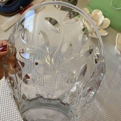 Crystal Oval Centerpiece 
