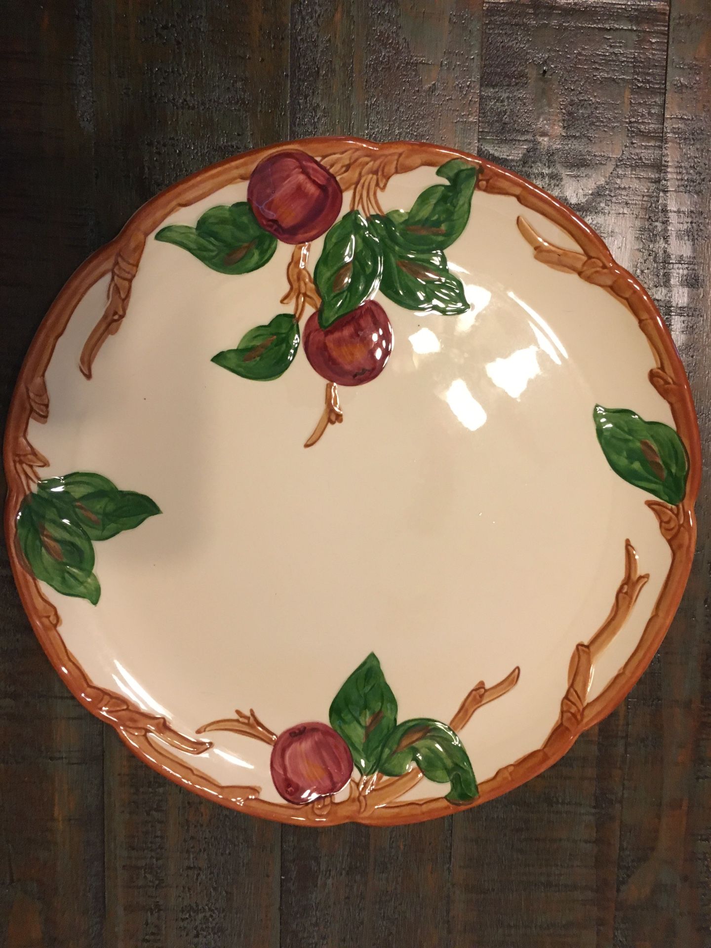 Vintage Franciscan Apple Large Chop Plate