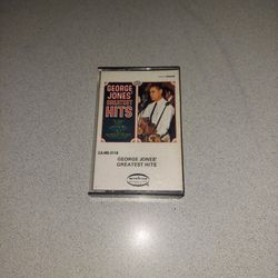 EXTREMELY RARE VINTAGE GEORGE JONES GREATEST HITS AUDIO CASSETTE 