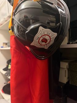 Fireman and firewoman couple costume