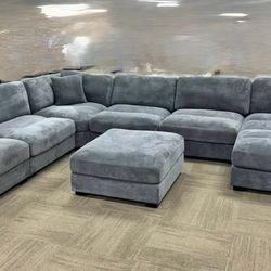 New XL Modular Sectional Couch! Comfy Wide Chaise! Free Delivery 🚚!