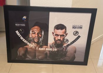 Floyd Mayweather vs Connor McGregor collectors item; one of a kind.