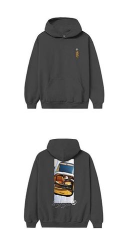 Midnight Organic Larry June heavyweight hoodie size Small Brand New