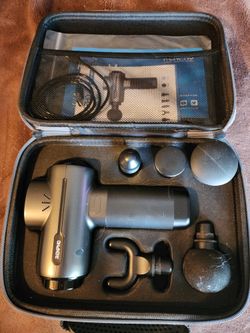 New, Out Of Box Renpho Mini Massager Gun In Case