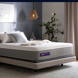 King Size Mattress Purple 3 Hybrid 12” Inches Thick With Its Plastic Direct From Factory Same Day Delivery  
