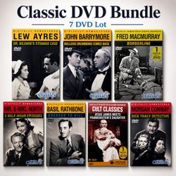 Classic Movie DVD Bundle Lot 7 Film Noir Mystery Crime Cult Classics Remastered
