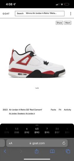 Air Jordan’s 4 Retro (gs)